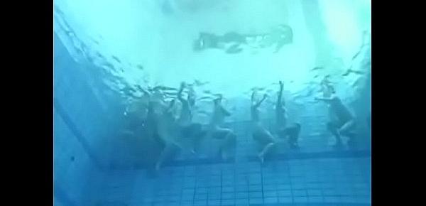  Nude hot synchro swimmers